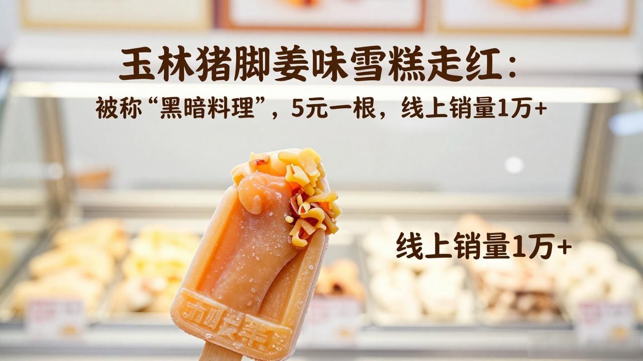 猪脚姜甜筒_带泥土豆雪糕_网红黑暗料理店,