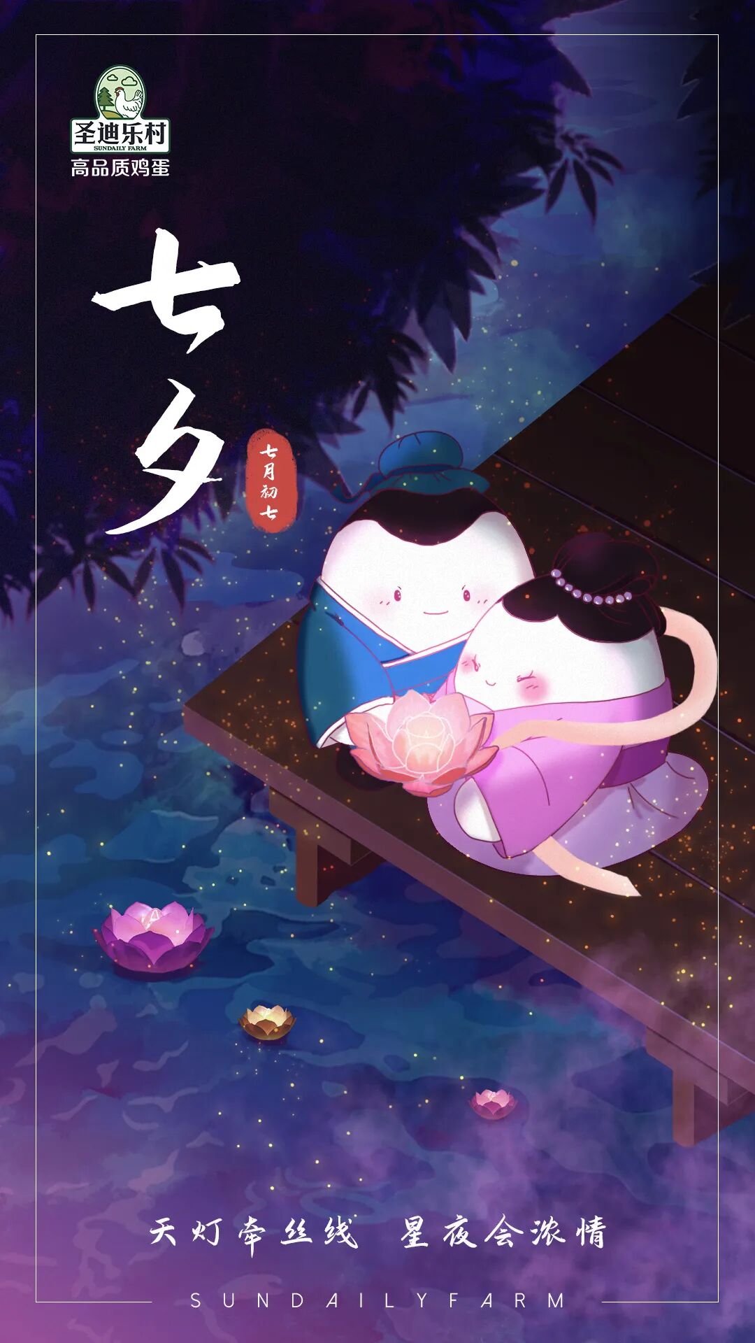 七夕节创意海报_热点创意明星素材图,_七夕品牌营销活动